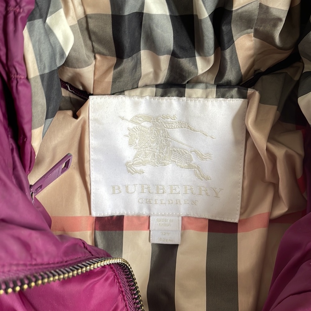 Authentic Girls Burberry Jacket - Picture 2 of 12
